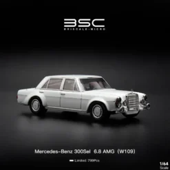 Mercedes-Benz 300 SEL 6.8 AMG (W109) - Vit - BSC - 1:64