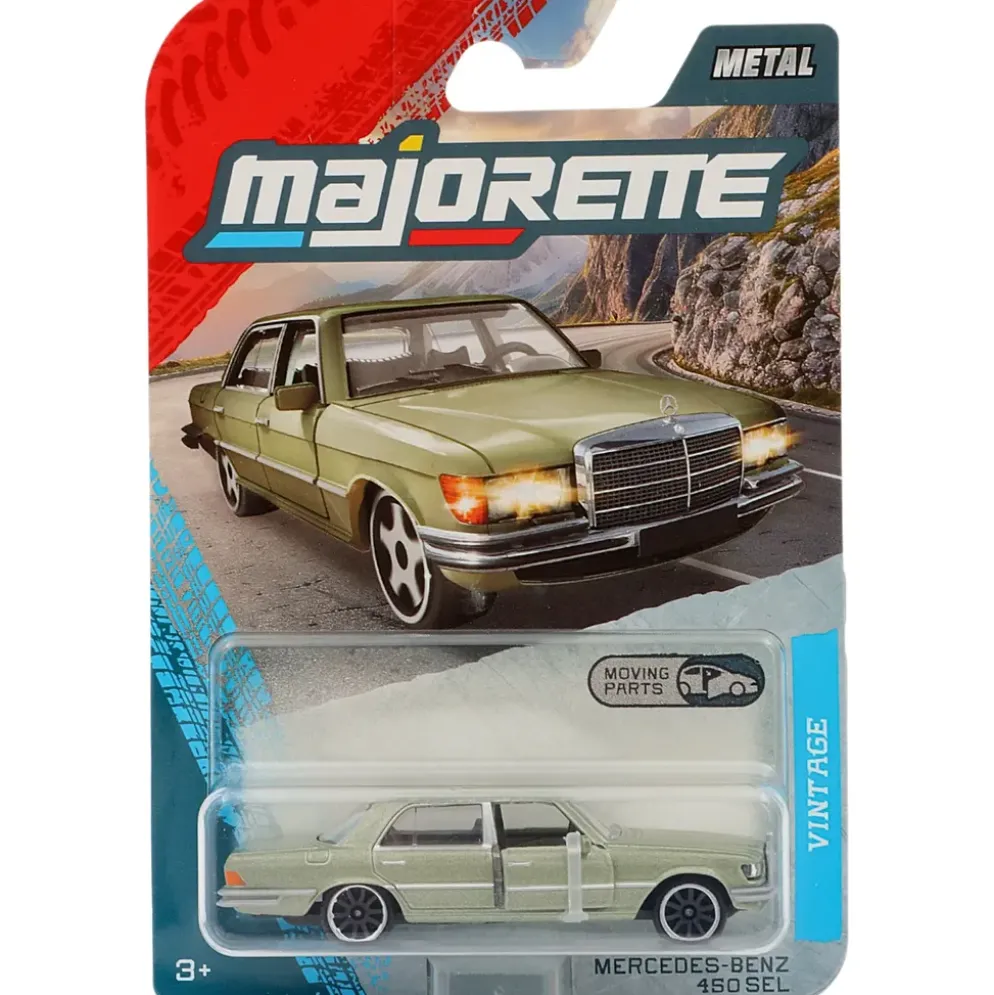 Mercedes-Benz 450 SEL - Grön - Vintage - Majorette - 8 cm