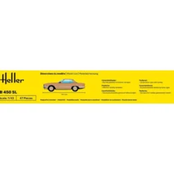 Mercedes-Benz 450 SL- Byggmodell - 80171 - Heller - 1:43
