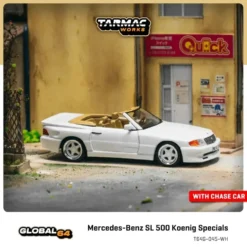 Mercedes-Benz SL 500 Koenig Specials - Vit - Tarmac Works - 1:64