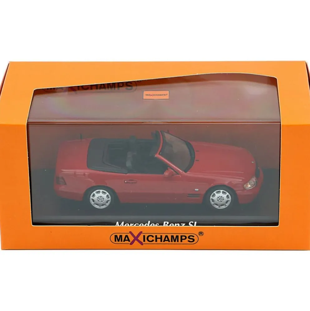 Mercedes-Benz SL (R129) - 1999 - Röd - Minichamps - 1:43