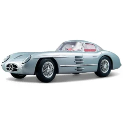 Mercedes-Benz 300 SLR Uhlenhaut Coupe - Silver - Maisto 1:18