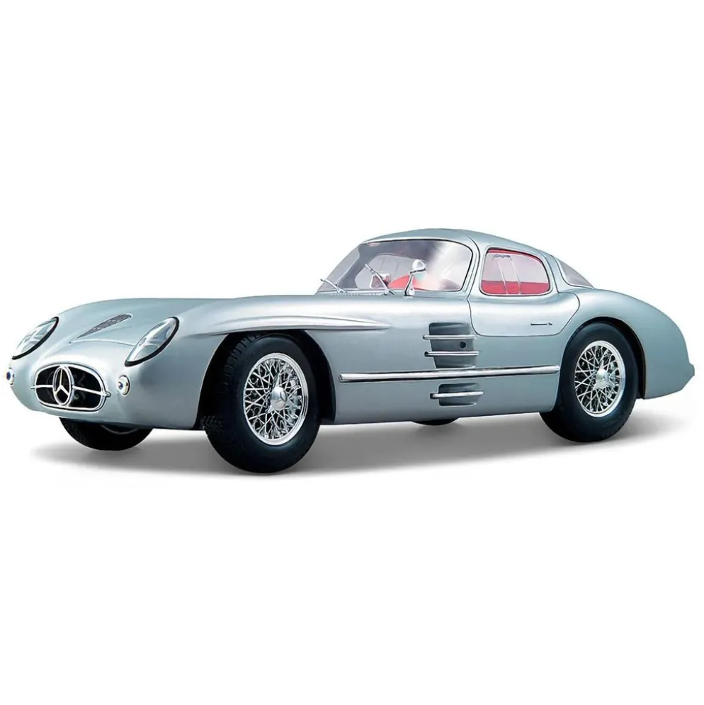 Mercedes-Benz 300 SLR Uhlenhaut Coupe - Silver - Maisto 1:18