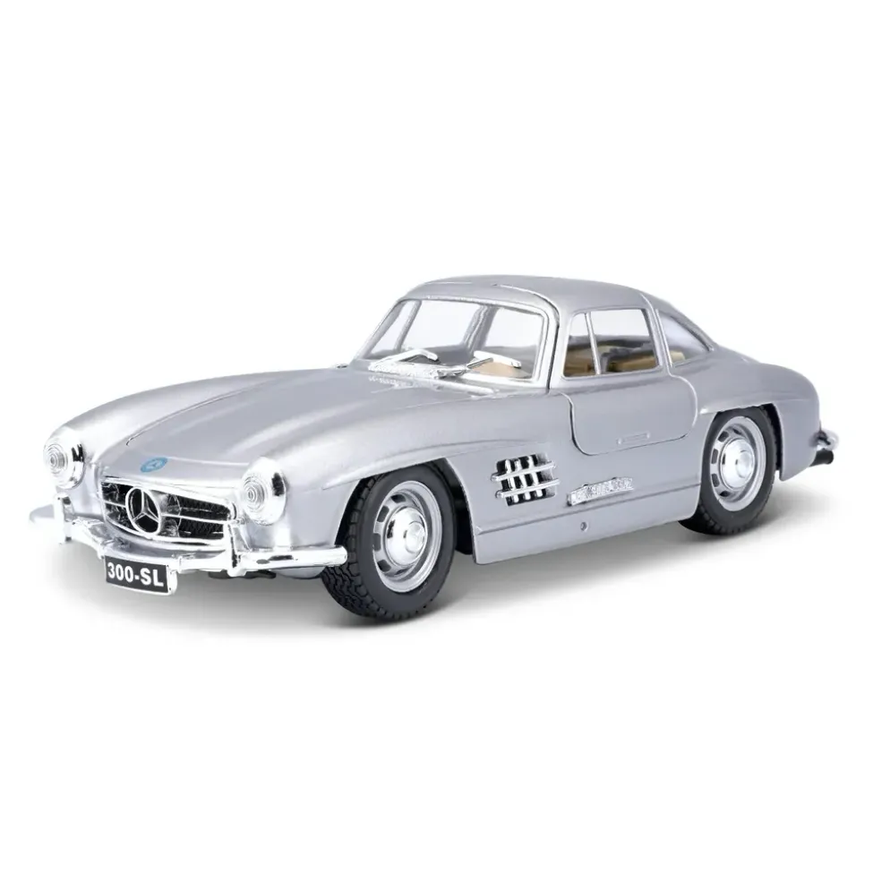 Mercedes-Benz 300 SL - 1954 - Silver - Bburago - 1:24