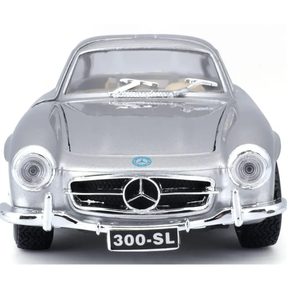 Mercedes-Benz 300 SL - 1954 - Silver - Bburago - 1:24