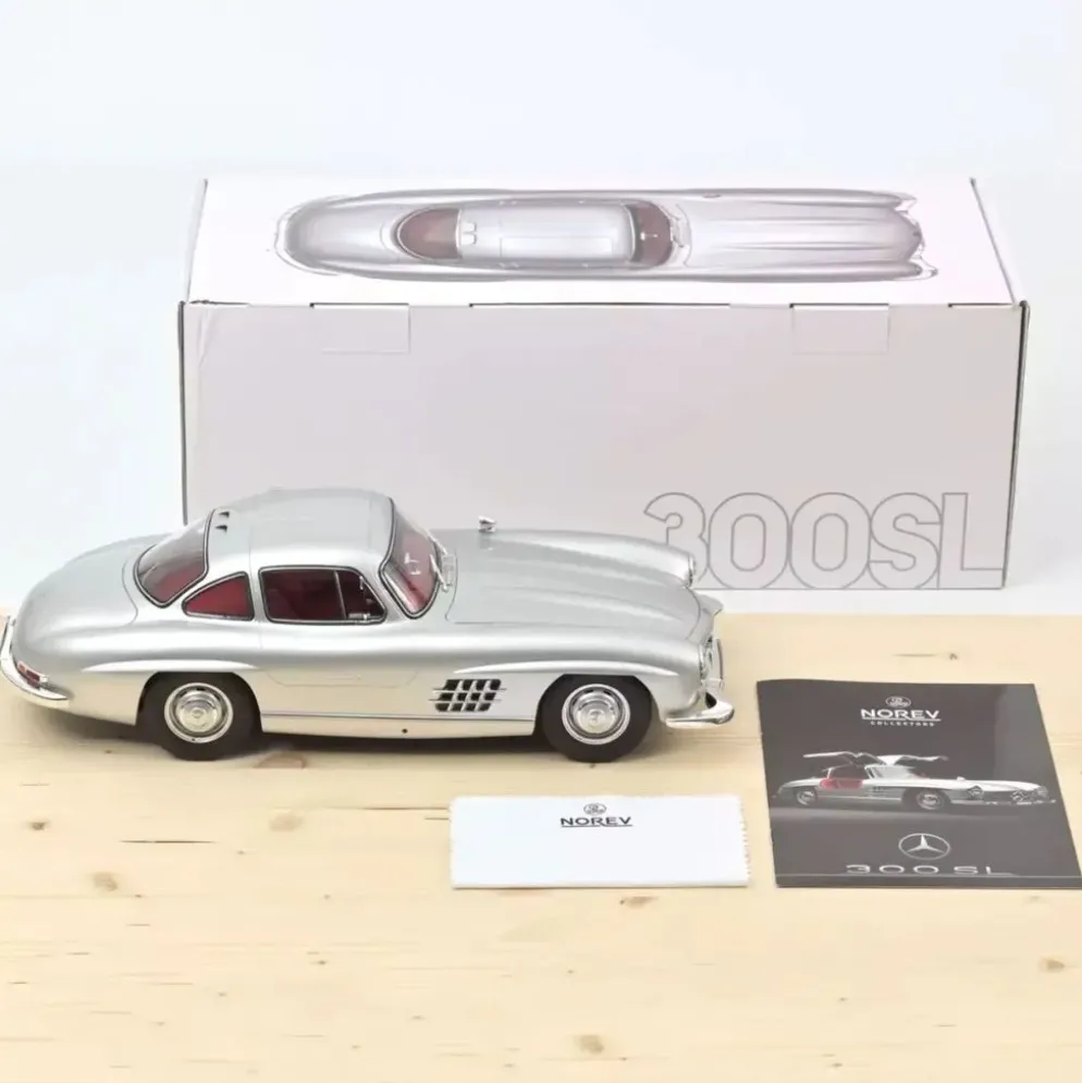 Mercedes-Benz 300 SL - 1954 - Silver - Norev - 1:12