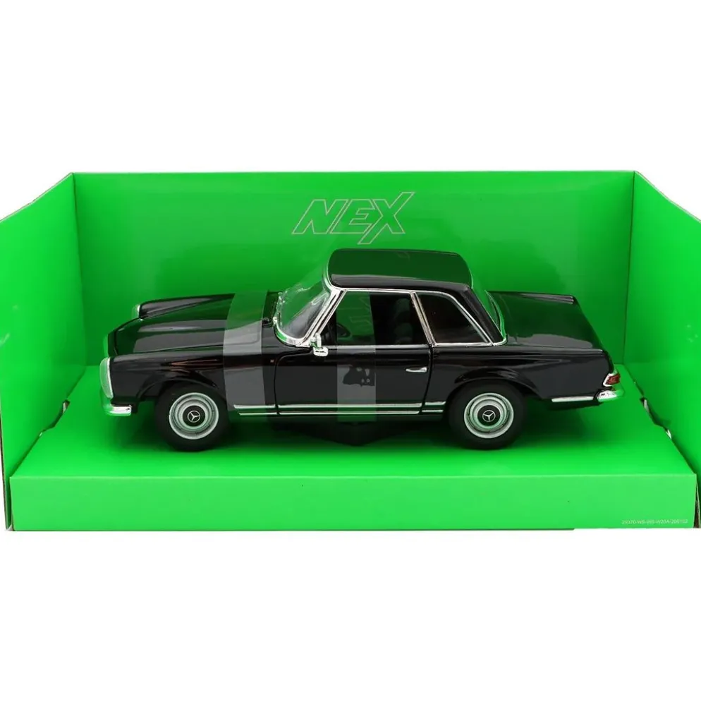 1963 Mercedes-Benz 230 SL - Svart - Welly - 1:24