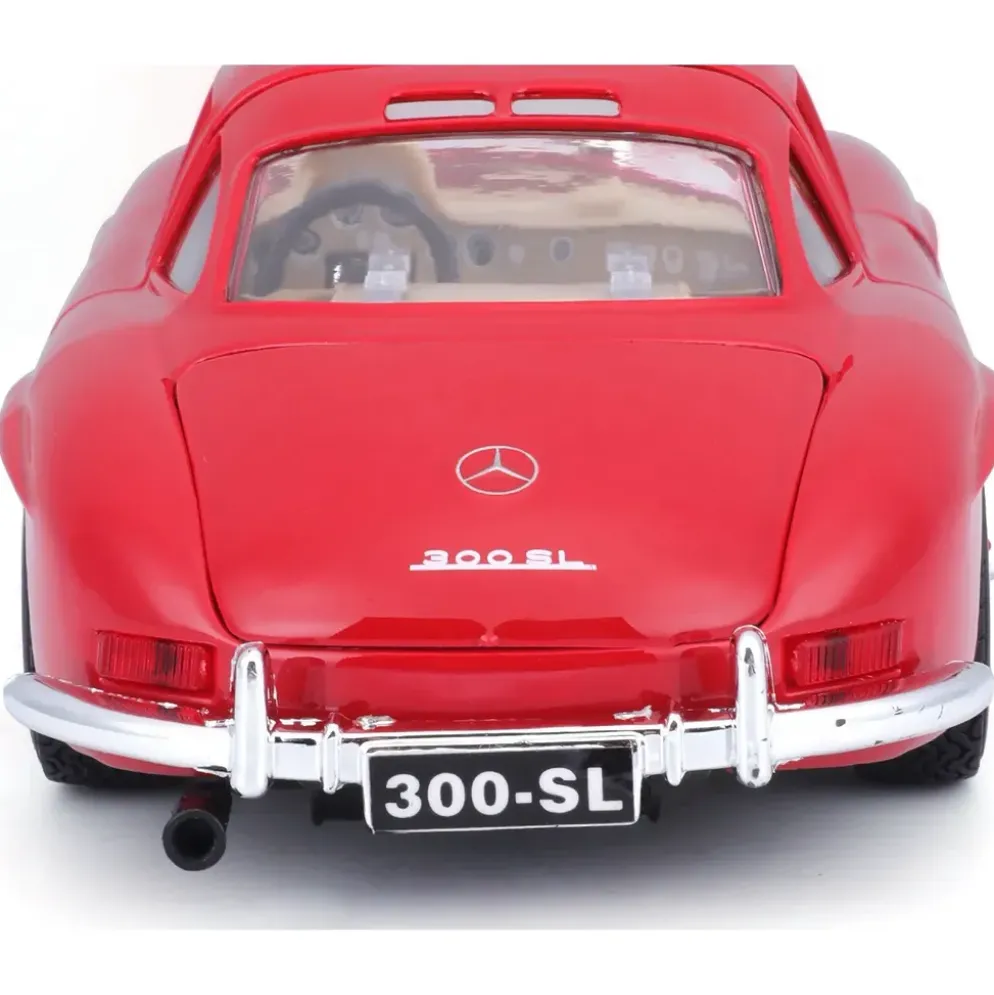 Mercedes-Benz 300 SL (1954) - W198 - Röd - Bburago - 1:24