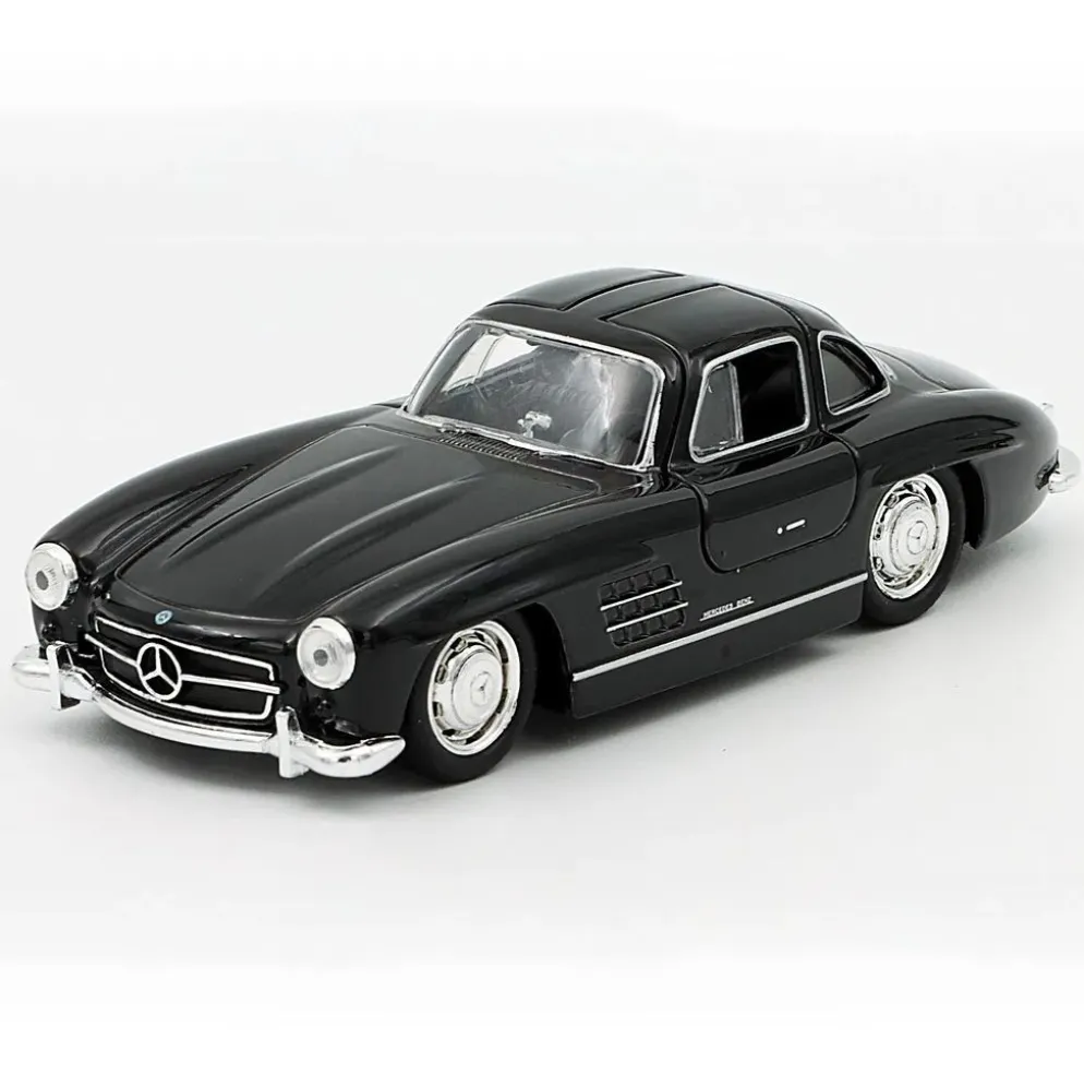 Mercedes-Benz 300 SL (W194) - Svart - Welly - 1:34