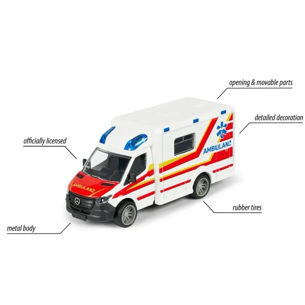Mercedes-Benz Sprinter Ambulance - Majorette Grand Series
