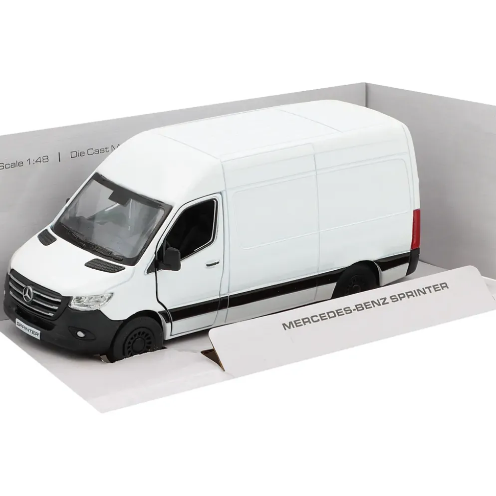 2020 Mercedes-Benz Sprinter - Vit - 1:48 - Kinsmart