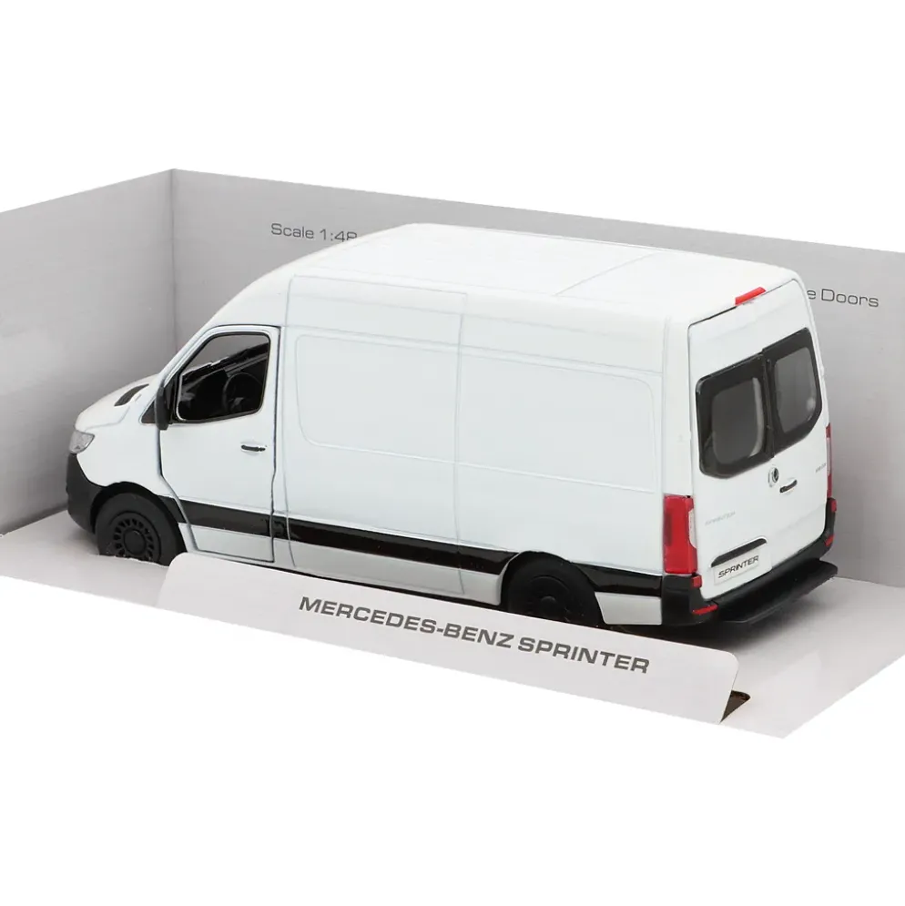 2020 Mercedes-Benz Sprinter - Vit - 1:48 - Kinsmart