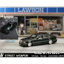 Mercedes-Benz S 600 (W140) - Grön - Street Weapon - 1:64