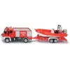 Mercedes-Benz Unimog Brandbil + Båt - 1636 - Siku - 1:87