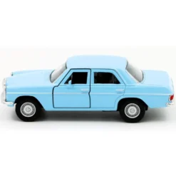 Mercedes-Benz 220 (W115) - Ljusblå - Welly - 1:34