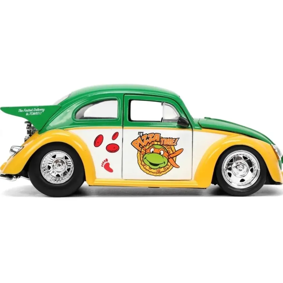 Michelangelo & 1959 Volkswagen Drag Beetle - Jada - 1:24