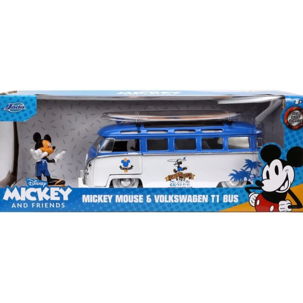 Mickey Mouse & Volkswagen T1 Bus - Jada Toys - 1:24