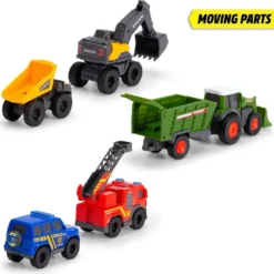 Micro Vehicle Set - Arbetsfordon - Dickie Toys