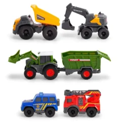Micro Vehicle Set - Arbetsfordon - Dickie Toys