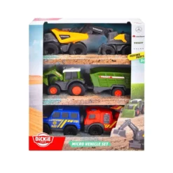 Micro Vehicle Set - Arbetsfordon - Dickie Toys