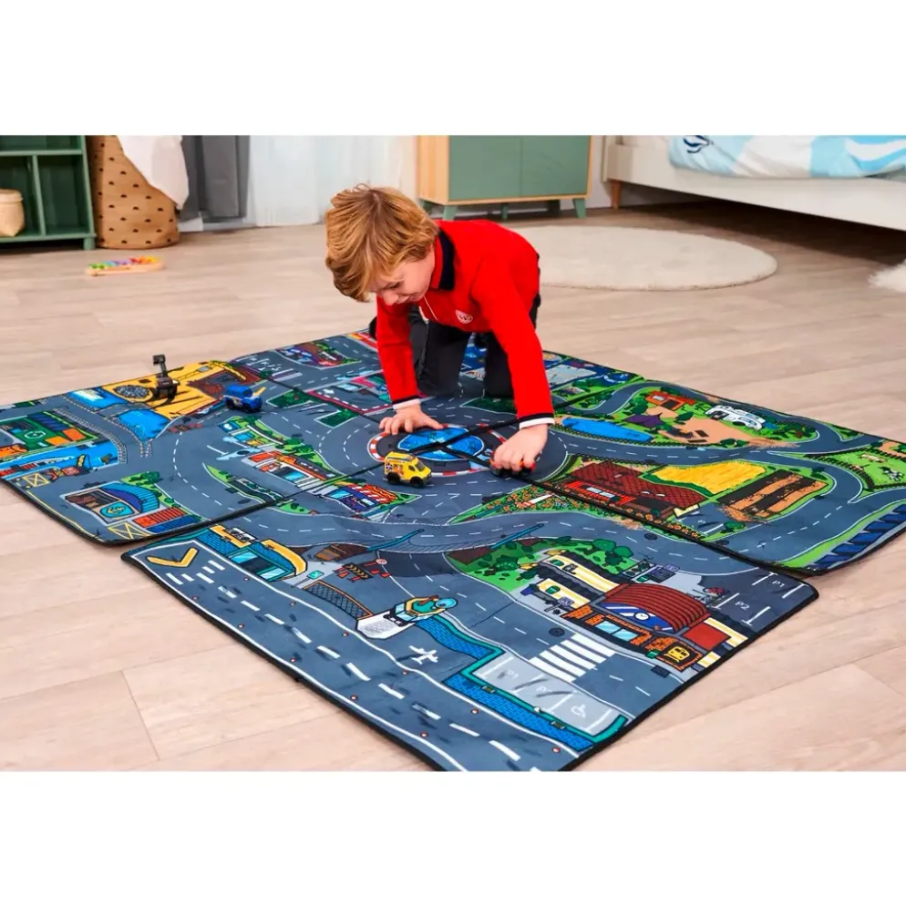 Micro World Playmat - Vägmatta - Dickie - Toys
