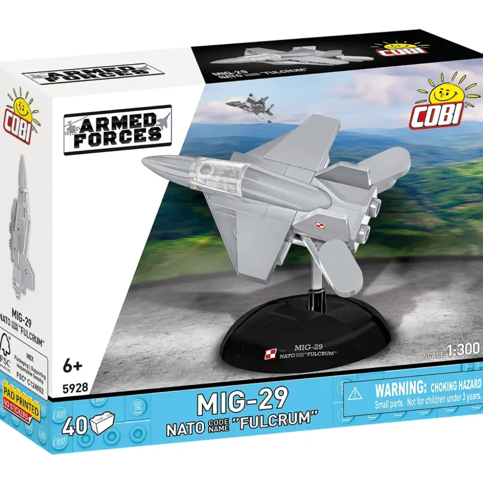 MIG-29 Nato "Fulcrum" - Klossbyggmodell - 5928 - COBI - 1:300