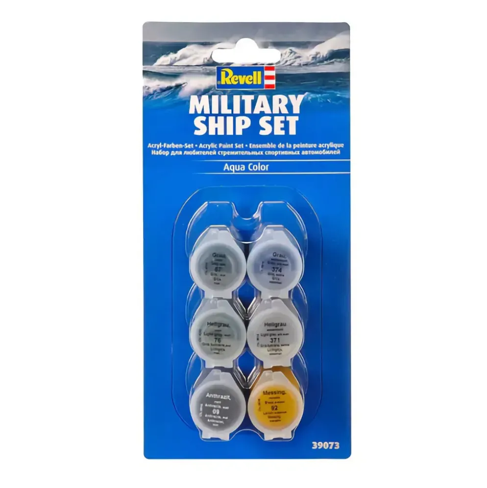 Military Ship Set - 6 färger - 39073 - Revell