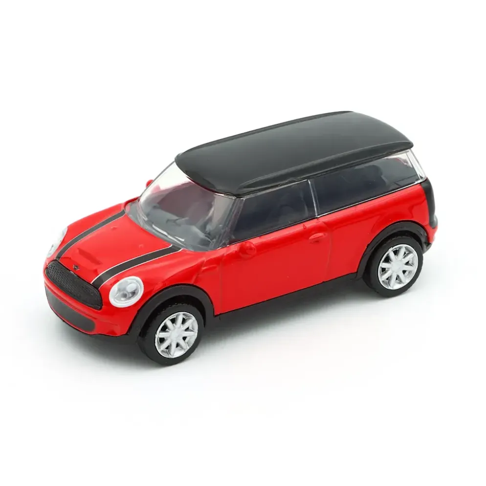 MINI Clubman - Röd - Rastar - 9 cm