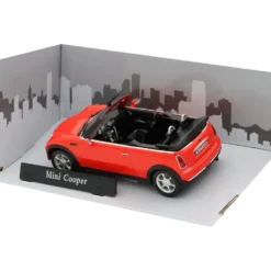 Mini Cooper Cabriolet - 2005 - Röd - Cararama - 1:43