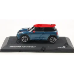 Mini Cooper JCW (F56) - 2023 - Blå / Röd - Solido - 1:43