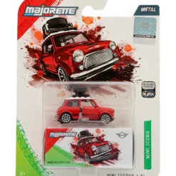 Mini Cooper 1.3l - Röd - Mini Deluxe Cars - Majorette