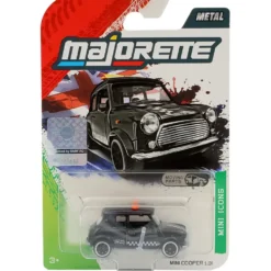 Mini Cooper 1.3l - Svart Taxi - Mini Icons - Majorette