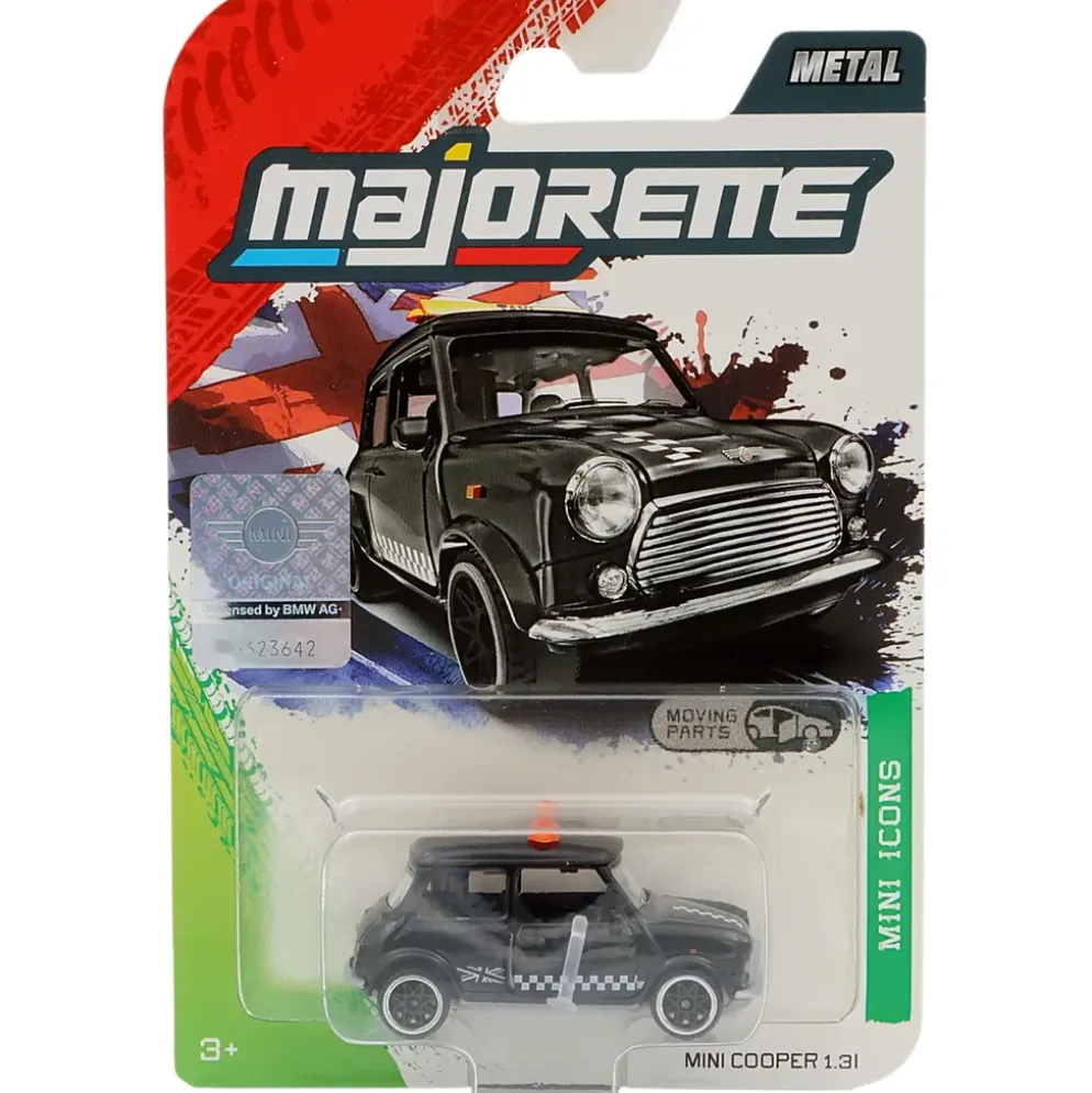 Mini Cooper 1.3l - Svart Taxi - Mini Icons - Majorette