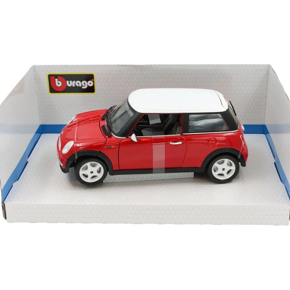 Mini Cooper - Röd - Bburago - 1:18