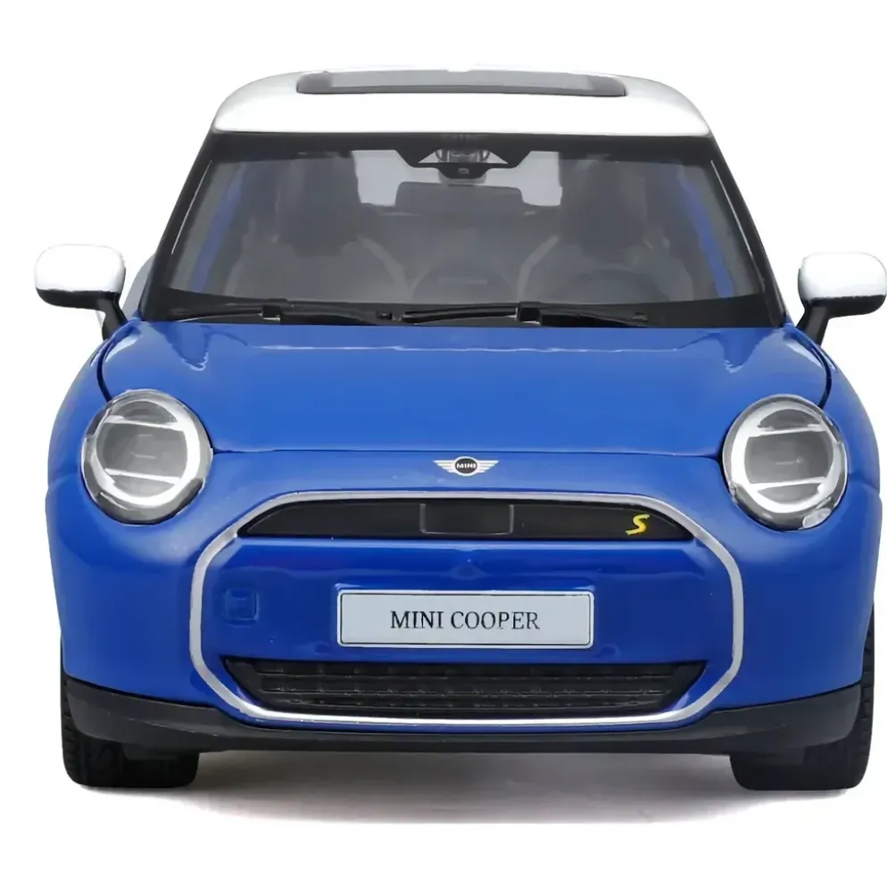 Mini Cooper SE (J01) - Blå / Vit - 2024 - Maisto - 1:24