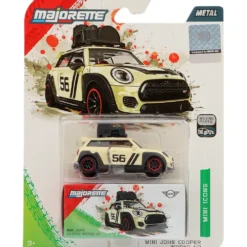 Mini John Cooper Works GP - Vit / Svart - Mini Deluxe Cars - Majorette