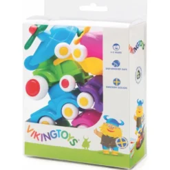 Miniknubbisar - 7 st - Rosa, lila, blå, grön - Viking Toys