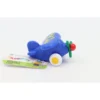 Miniknubbis - Propellerflygplan - Viking Toys - Blå med tryck