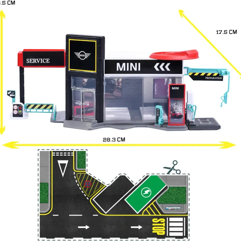 Mini Showroom + Mini Aceman SE - Majorette
