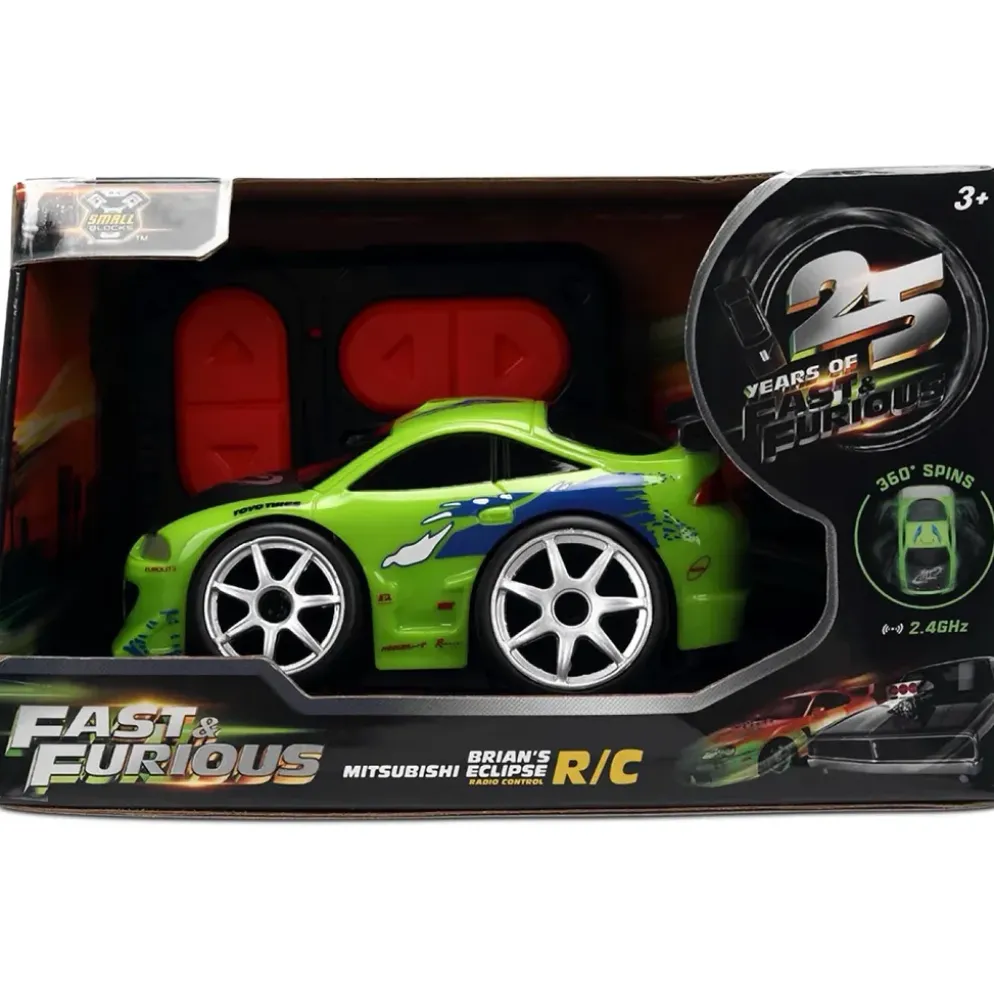 Mitsubishi Eclipse - Fast & Furious - Small Blocks - Radiostyrd - 10 cm - Jada