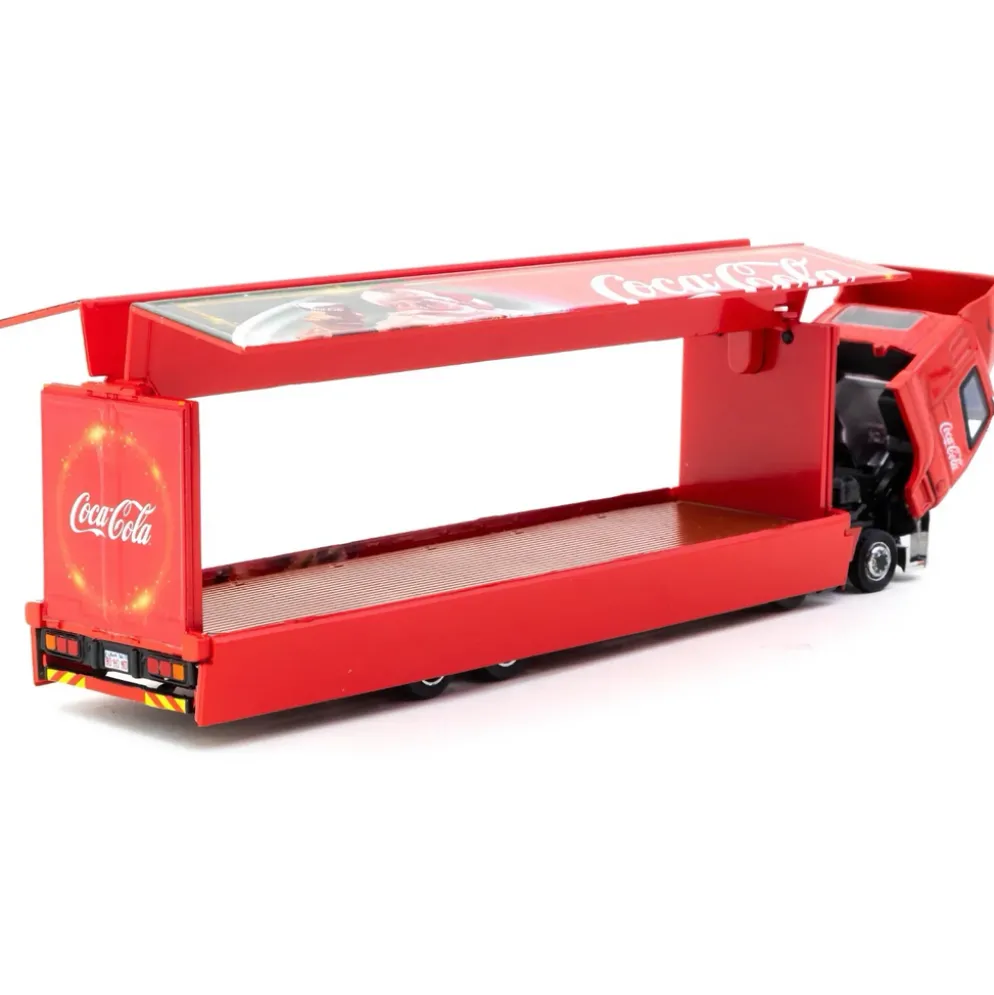 Mitsubishi Fuso Super Great Coca-Cola Santa Truck - Röd - Tarmac Works - 1:64