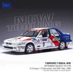 Mitsubishi Galant VR-4 - Eriksson / Permander - 1990 - Ixo - 1:18
