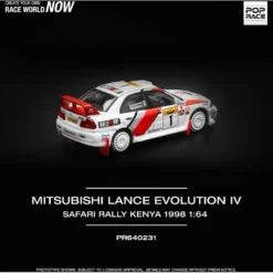 Mitsubishi Lancer Evolution IV - Safari Rally Kenya 1998 - 231 - Pop Race - 1:64