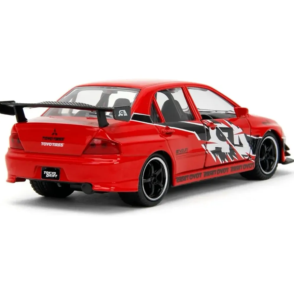 Mitsubishi Lancer Evolution IX - Röd - Fast & Furious - Jada