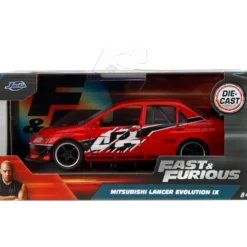 Mitsubishi Lancer Evolution IX - Röd - Fast & Furious - Jada