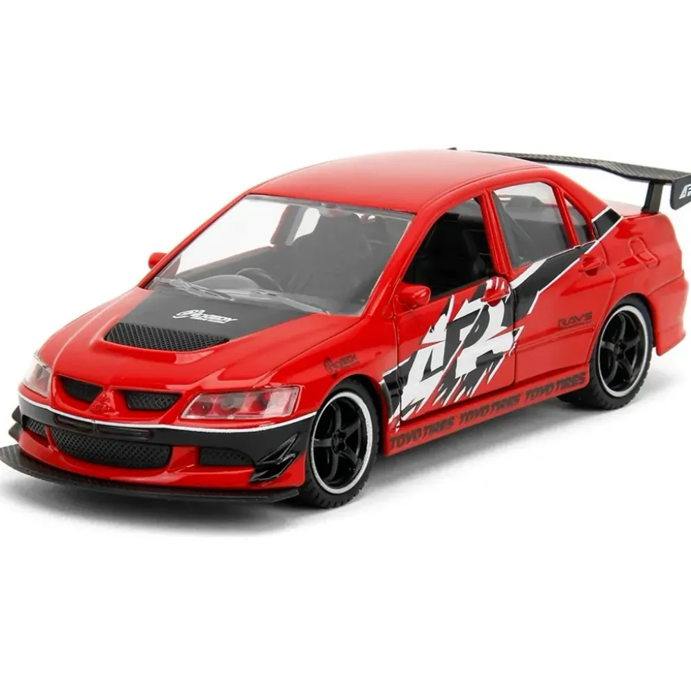 Mitsubishi Lancer Evolution IX - Röd - Fast & Furious - Jada