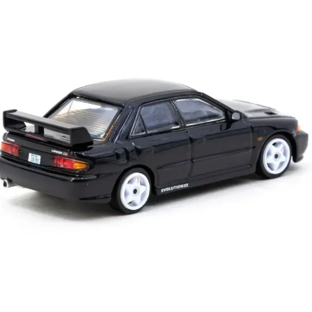 Mitsubishi Lancer GSR Evolution III - Svart - Tarmac - 1:64