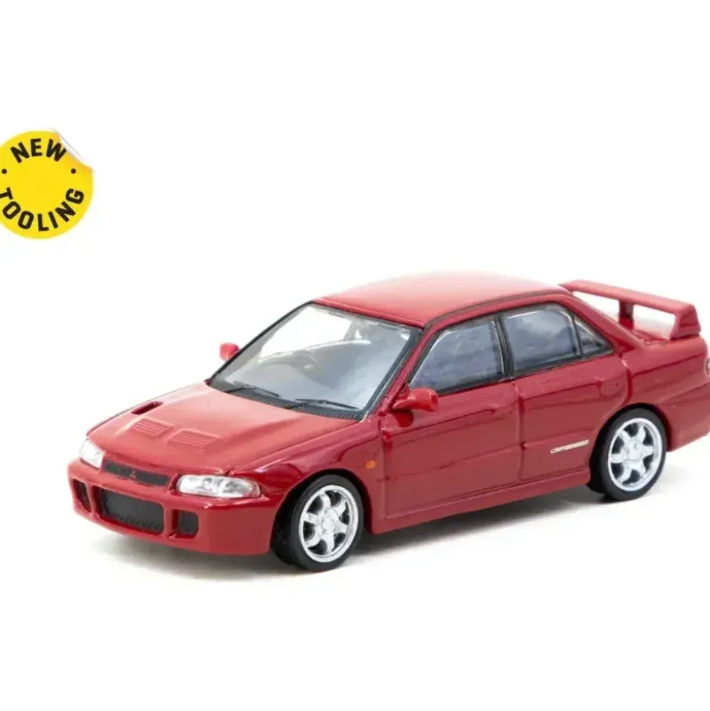 Mitsubishi Lancer GSR Evolution - Röd - Tarmac Works - 1:64