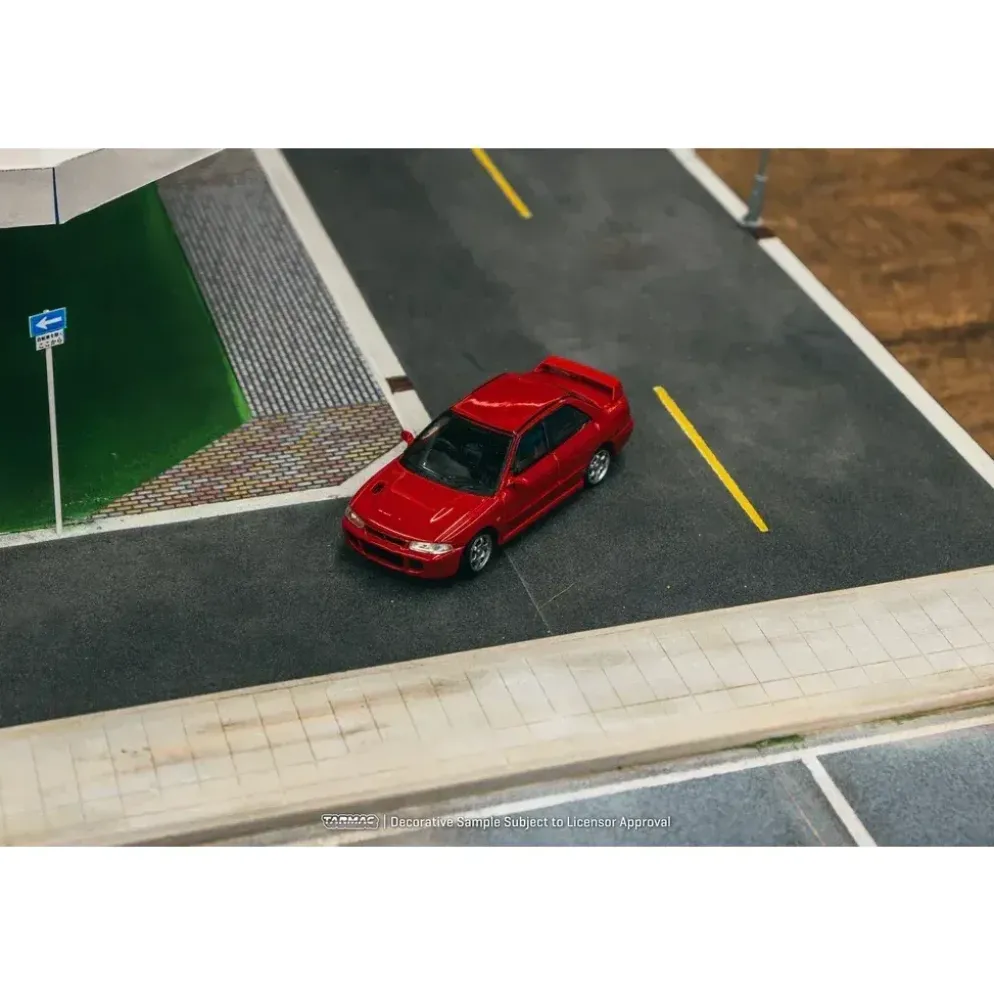 Mitsubishi Lancer GSR Evolution - Röd - Tarmac Works - 1:64
