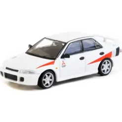 Mitsubishi Lancer RS Evolution - Vit - Tarmac - 1:64